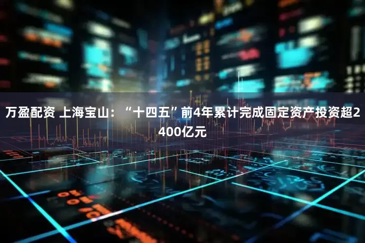 万盈配资 上海宝山：“十四五”前4年累计完成固定资产投资超2400亿元